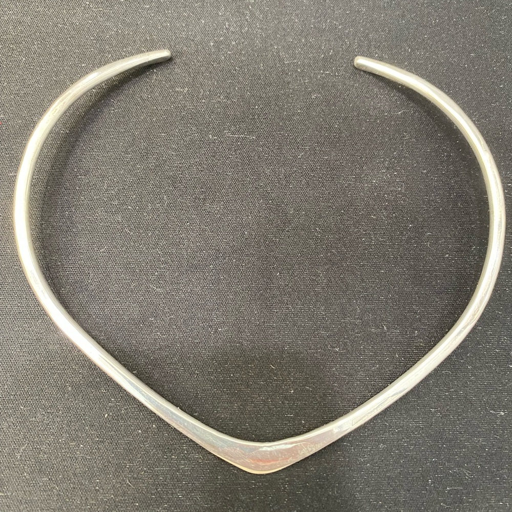 Vintage Sterling Silver 925 Collar Chocker Necklace